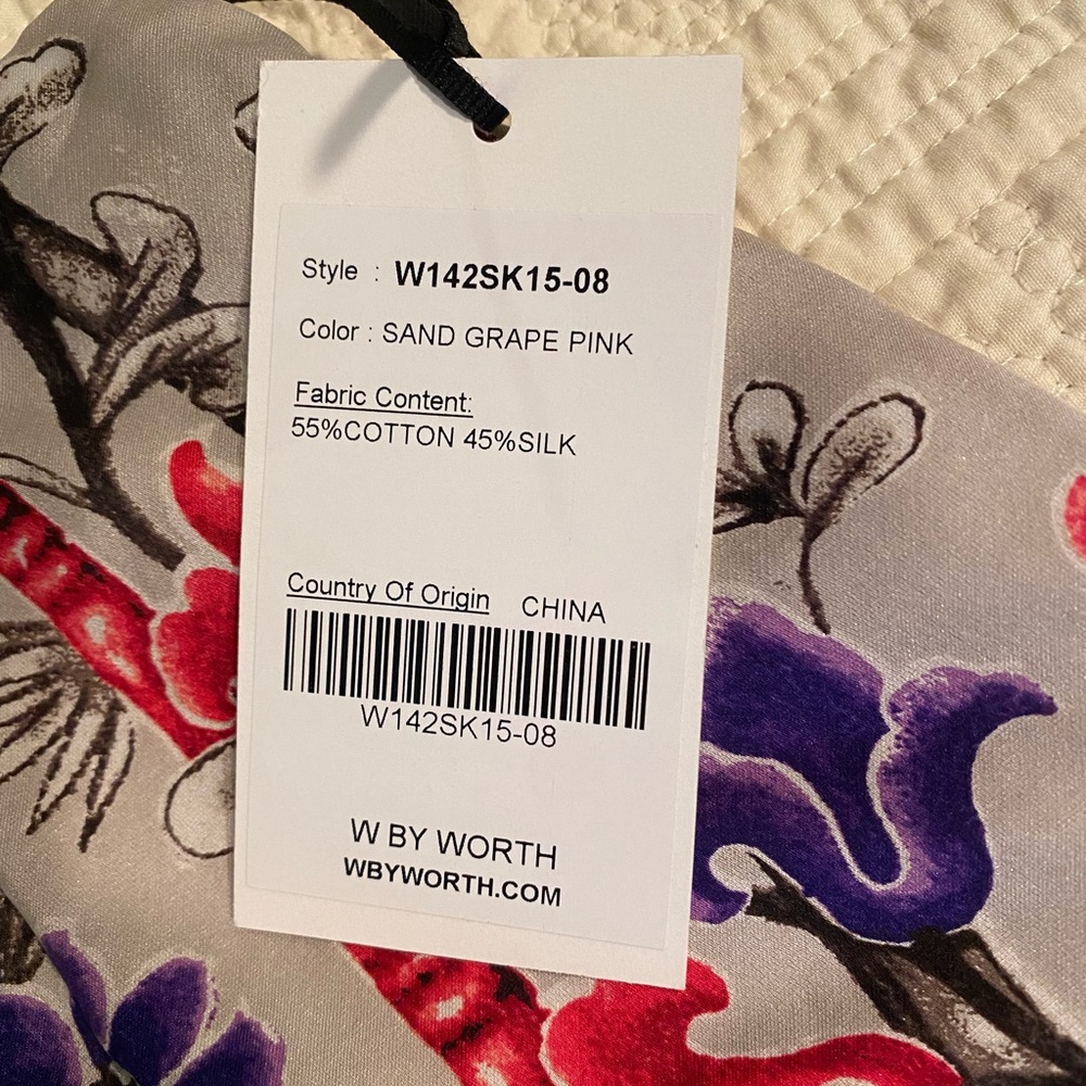 Worth Silk Skirt size 8 NWT - Picture 3 of 4